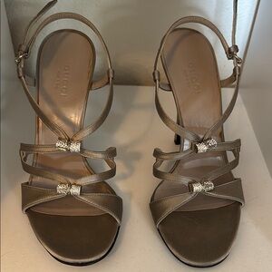 Gucci Brown Heels Elegant Design